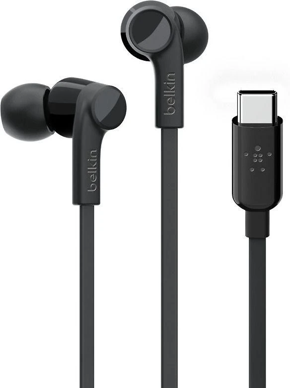 BELKIN ROCKSTAR Ausinės WITH USB-C CONNECTOR (Juodas)