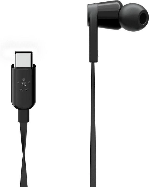 BELKIN ROCKSTAR Ausinės WITH USB-C CONNECTOR (Juodas)