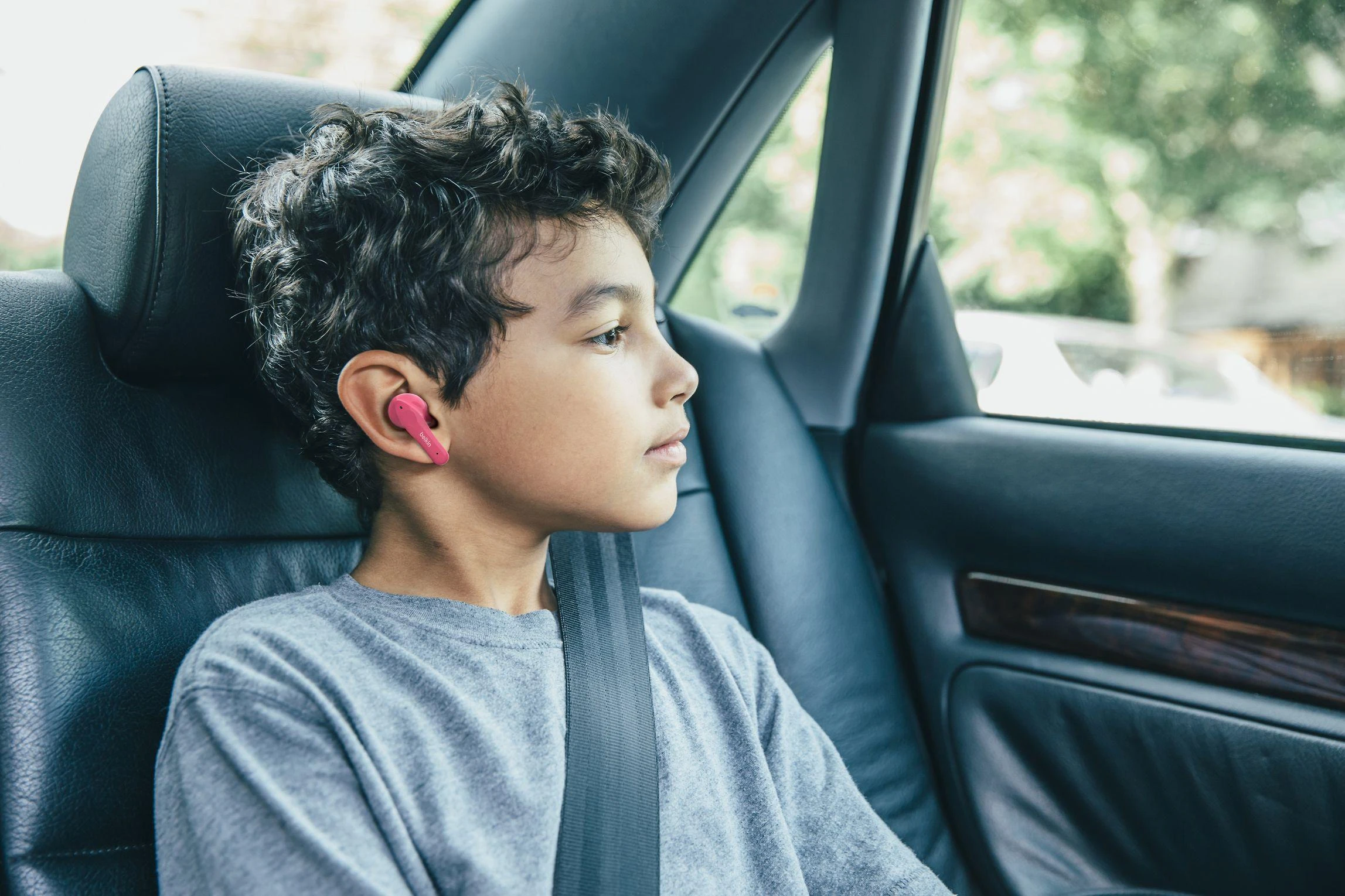 Ausinės Belkin Soundform Nano Belaidės Kids In-Ear rožinė PAC003btPK