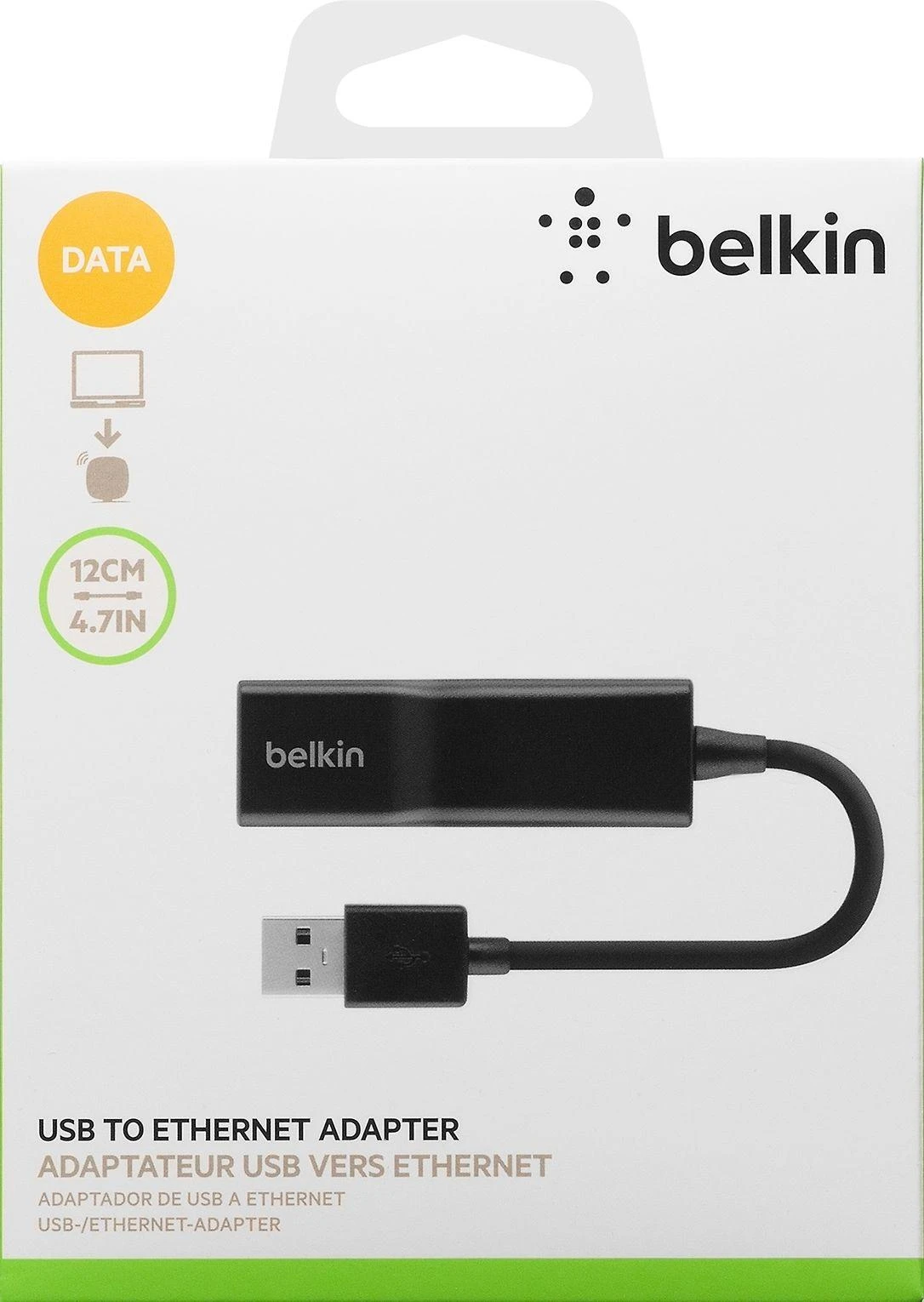 Belkin USB 2.0 į Ethernet adapterį USB tinklo plokštė