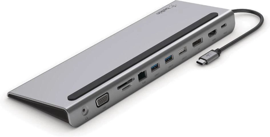 Nešiojamojo Kompiuterio Dokas - Belkin Inc004btsgy Type-C Juodas/pilkas