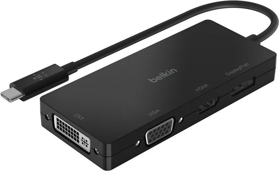 Belkin USB-C į HDMI / VGA / DisplayPort adapteris AVC003btBK