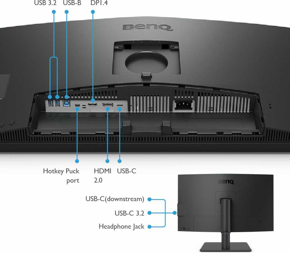 Monitorius BENQ PD2706U 27 colių LED 3840x2160 16:9 UHD 350cd/m2 2xHDMI 1xDP 3xUSB Juodas