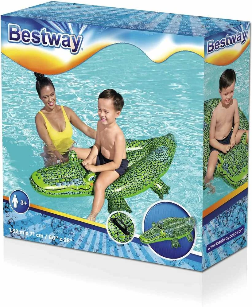 Plaukimo Krokodilas Bestway 152 cm Žalias