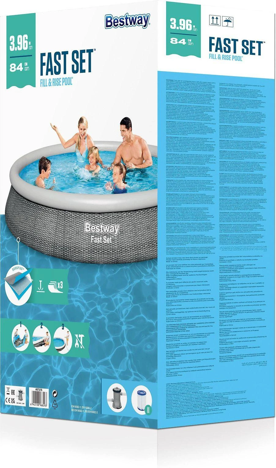 BESTWAY baseinas 3.96m x 84cm, 57376