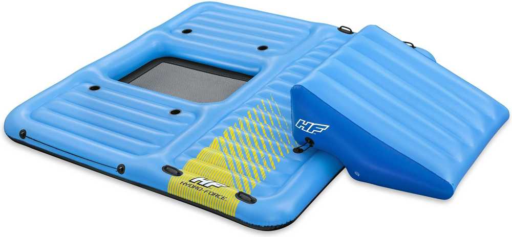 HYDRO-Force Island + Slide 376x311cm BestWay