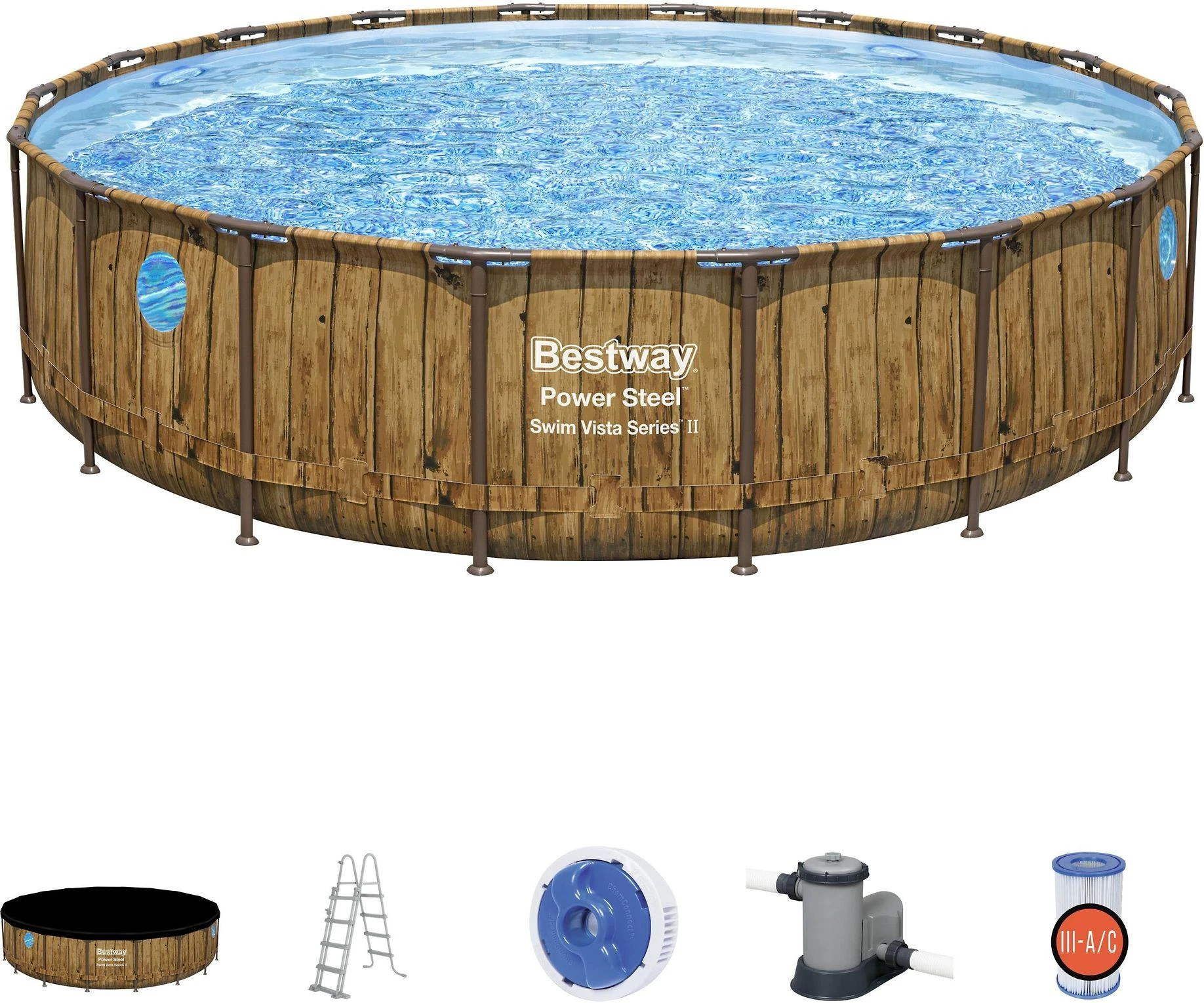 Karkasinis baseinas 549x122 Bestway 56977