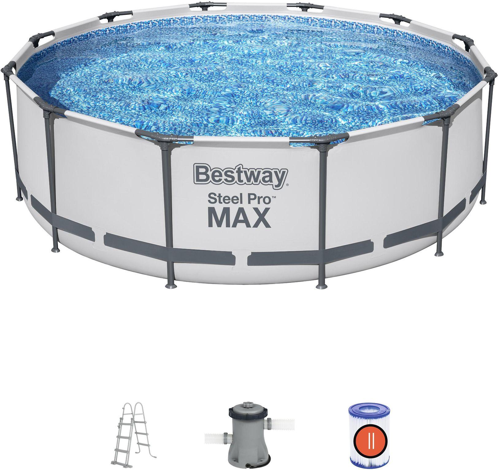 Karkasinis baseinas 366 x 100 cm Bestway 56418