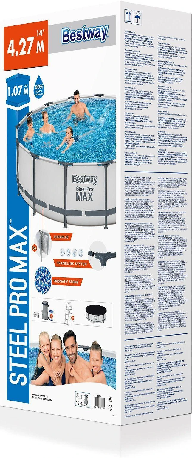 Karkasinis baseinas Bestway Steel Pro Max 56950, 427 x 107 cm