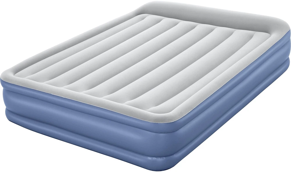 Bestway Tritech Air Mattress Queen ilmatäytteinen varavuode, sisäänrakennettu pumppu, 203 x 152 x 46 cm