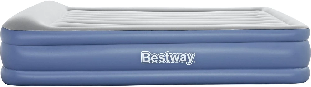 Bestway Tritech Air Mattress Queen ilmatäytteinen varavuode, sisäänrakennettu pumppu, 203 x 152 x 46 cm