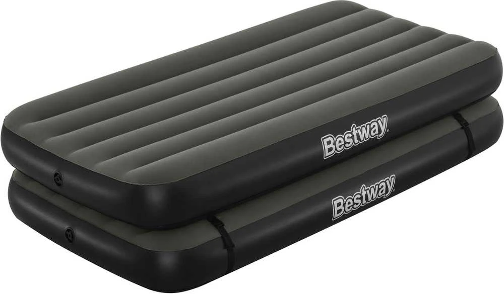 Bestway 3-1 Pripučiamas čiužinys, juodas ir pilkas, 188x99x25cm
