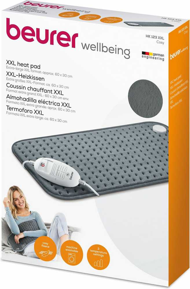Šildanti pagalvėlė Beurer HK 123 XXL Cosy Pilkas