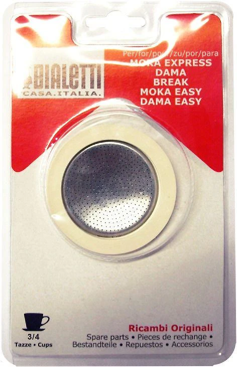 Tarpinės ir filtro plokštelė Bialetti alum. 3/4 puodelio moka puodams