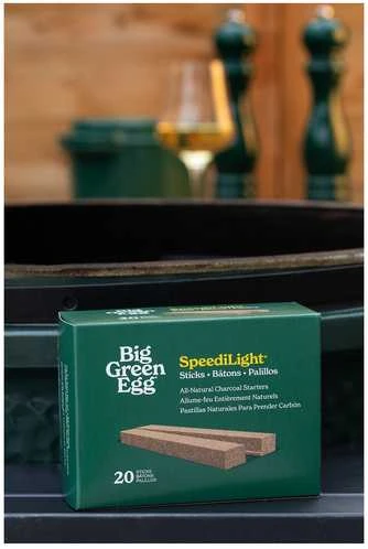 Big Green Egg „Big Žalias Egg“ „SpeediLight Sticks“ kepsninės
