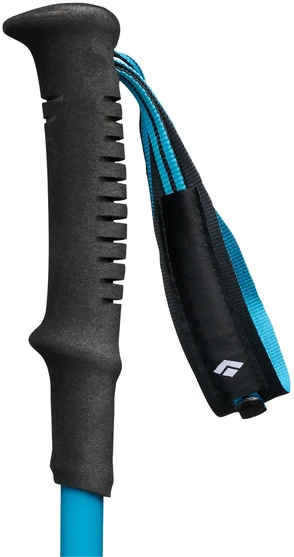 Black Diamond Juodas Diamond Juodas DIAMOND Distance Carbon Z-Pole trekingo lazda, unisex, sulankstoma