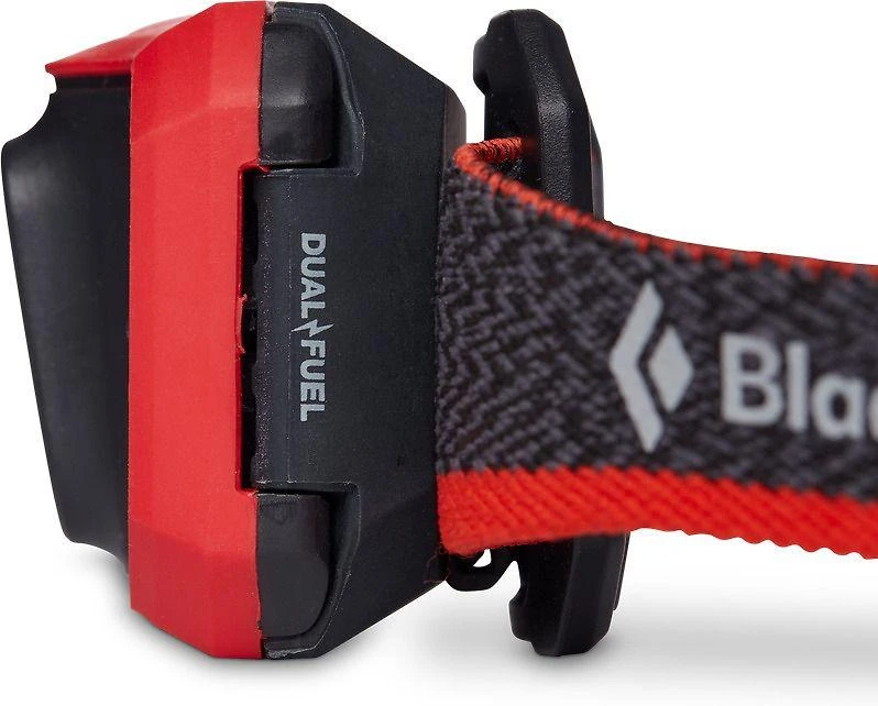 Black Diamond Juodas Diamond Juodas Diamond Storm 450 Juodas, Raudona Headband prožektorius