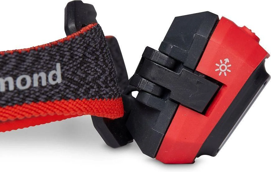 Black Diamond Juodas Diamond Juodas Diamond Storm 450 Juodas, Raudona Headband prožektorius