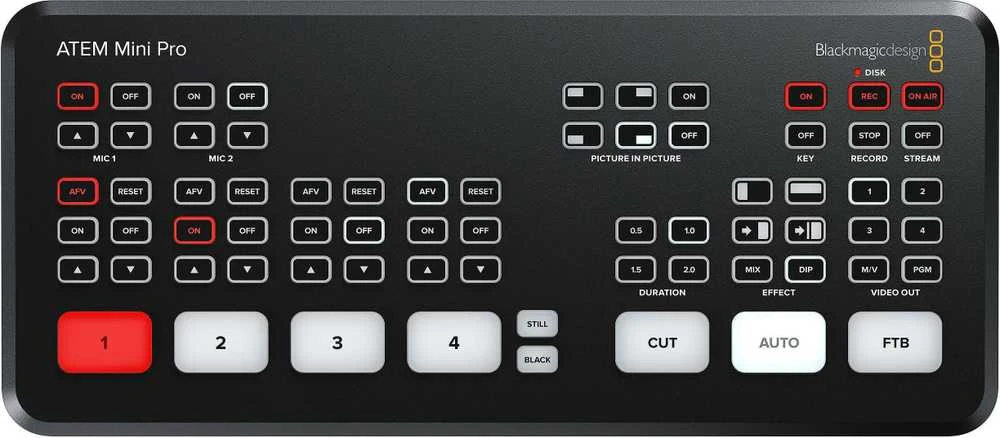 Blackmagic Design „Blackmagic ATEM Mini Pro“ HDMI tiesioginio srauto perjungiklis