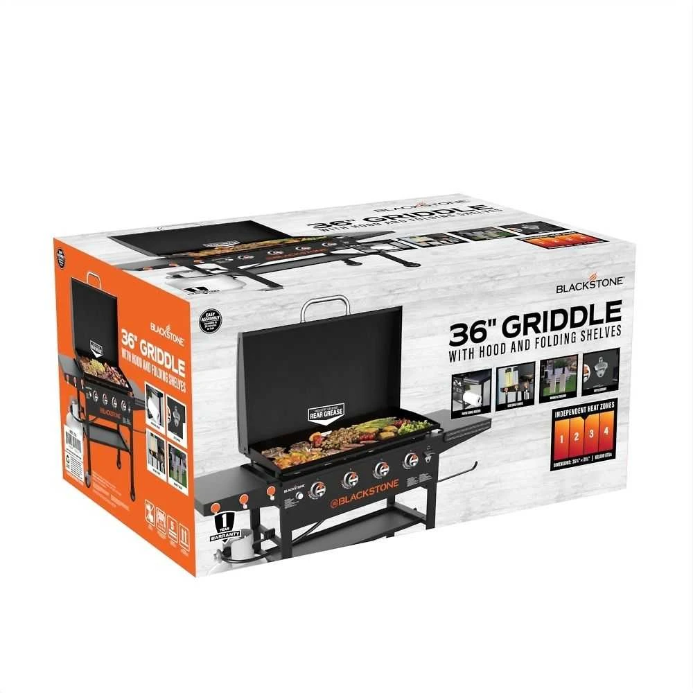 Kepsninė Blackstone Griddle su dangčiu 91 cm dujos