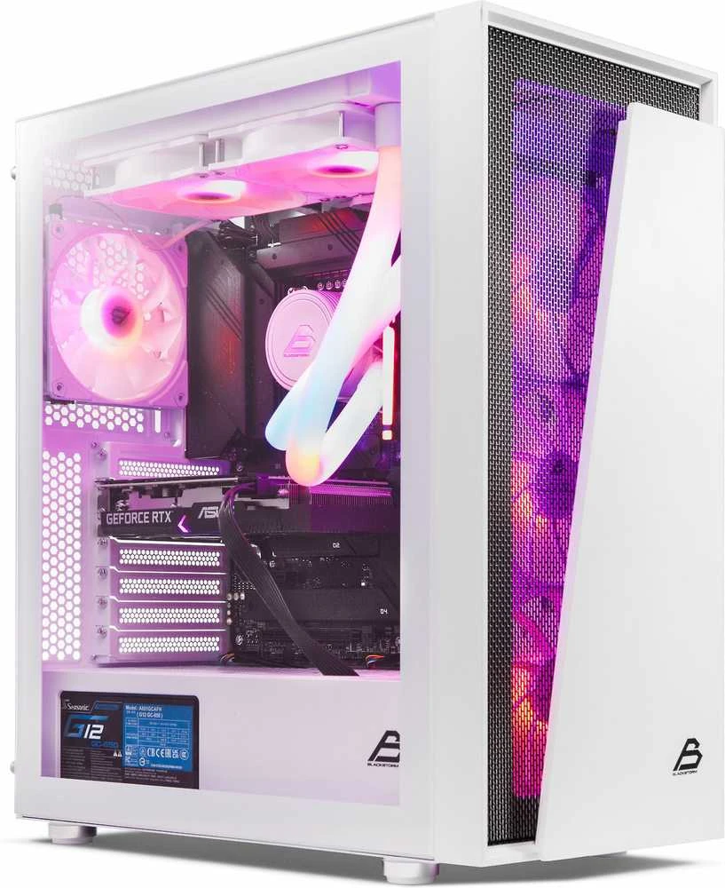 Blackstorm Artemis 3705 ATX-kotelo ikkunalla, valkoinen