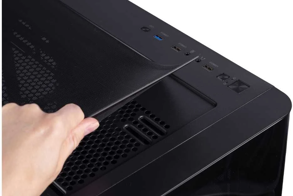 Blackstorm Artemis FT1B ATX-kotelo panoramaikkunalla, musta