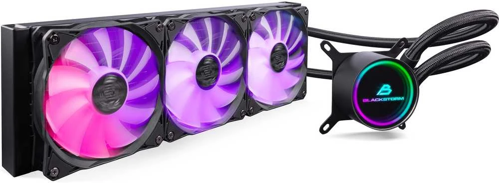 Blackstorm Luna Pro 360 mm ARGB-nestejäähdytysjärjestelmä, musta
