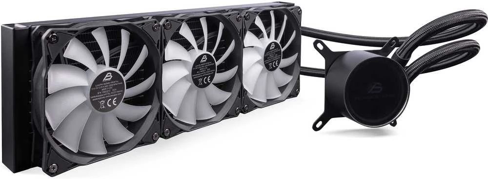 Blackstorm Luna Pro 360 mm ARGB-nestejäähdytysjärjestelmä, musta