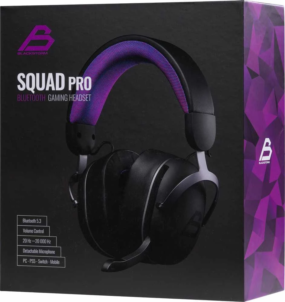 Blackstorm Squad Pro ausinės, musta