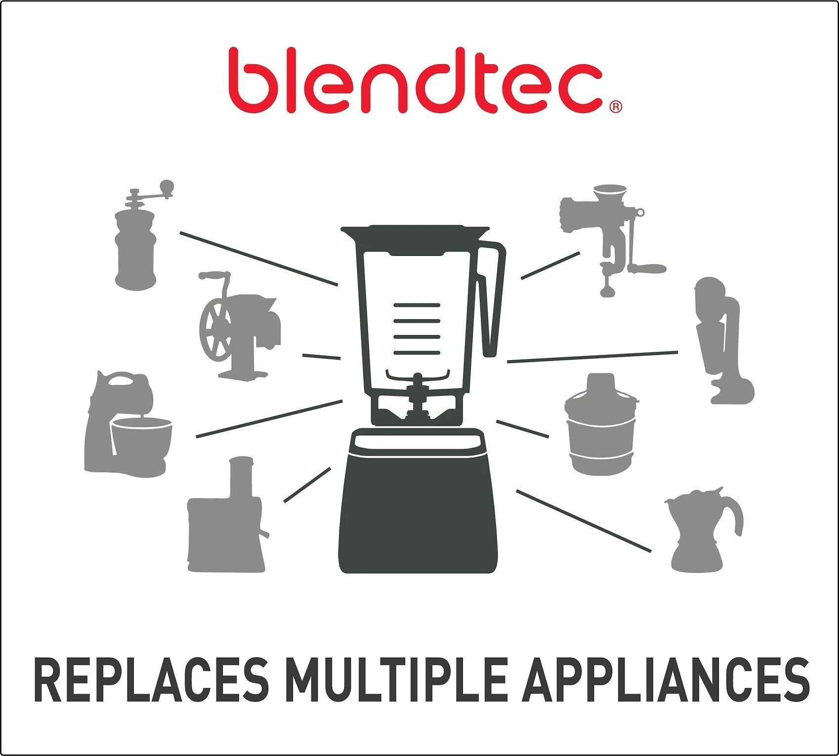 Blendtec smulkintuvas Professional 800 Juodas (Juodas)