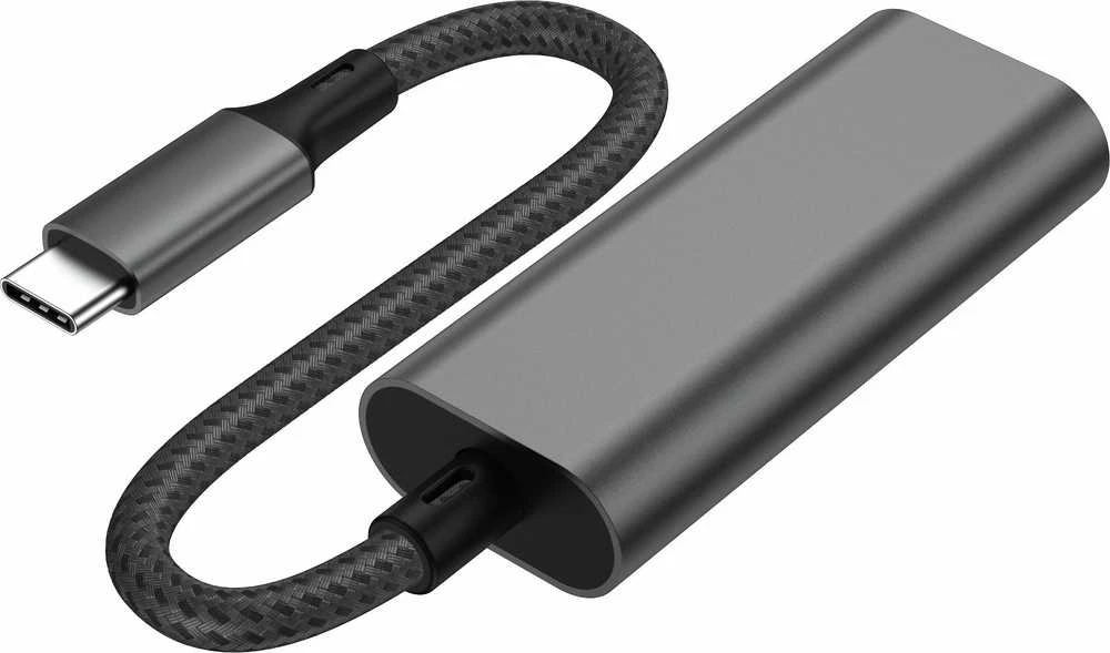 USB-C 2.5 Gigabit adapteris su pintos tekstūros laidu