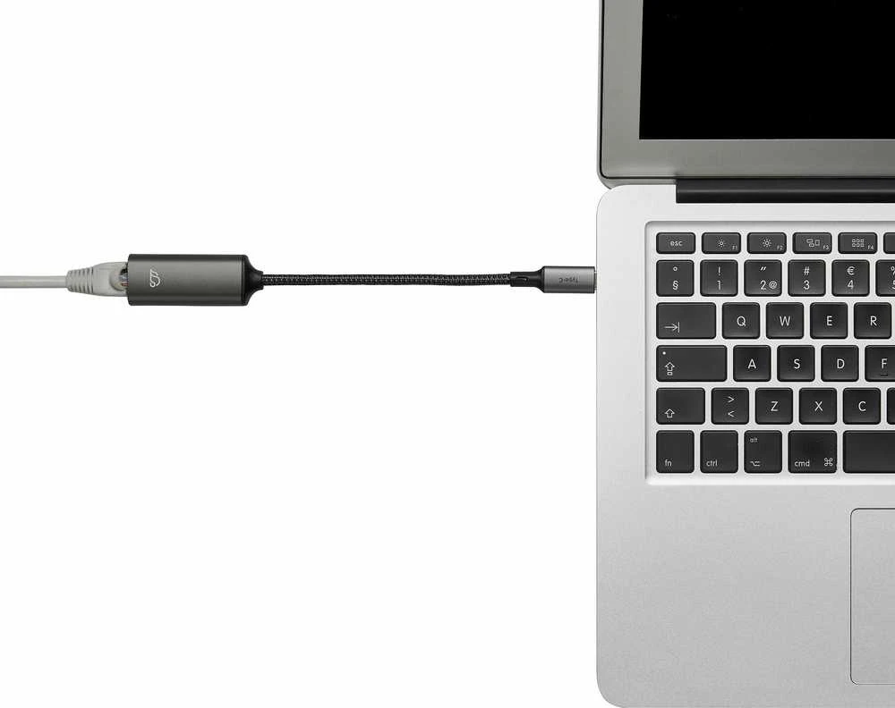 Bluecloud USB-C tinklo adapteris su Ethernet laidu