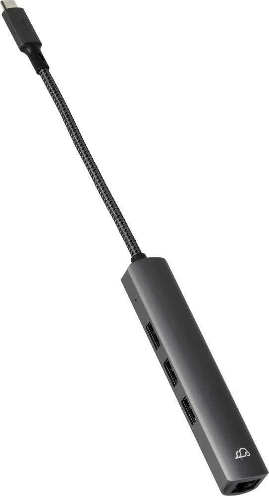 USB-C šakotuvas su pintu laidu