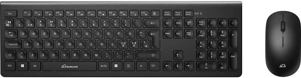 Blackstorm Bluecloud WD100 klaviatūra ir pelė