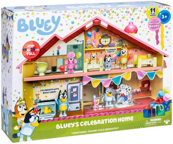 TM Toys Figūrėlė Bluey su namų šventės komplektu