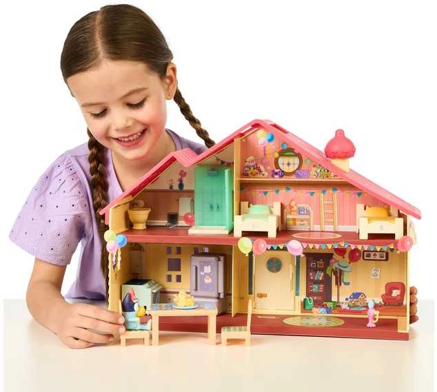TM Toys Figūrėlė Bluey su namų šventės komplektu