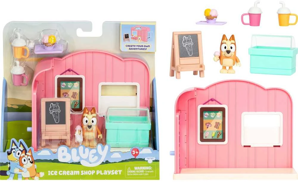 „Bluey“ – mini žaidimų rinkinys su ledų parduotuve (90243)