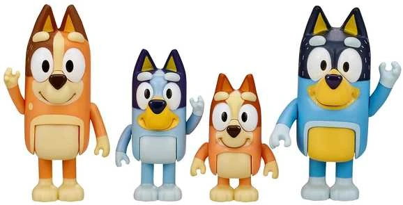Bluey figūrėlių rinkinys Laikas desertui 4 vnt