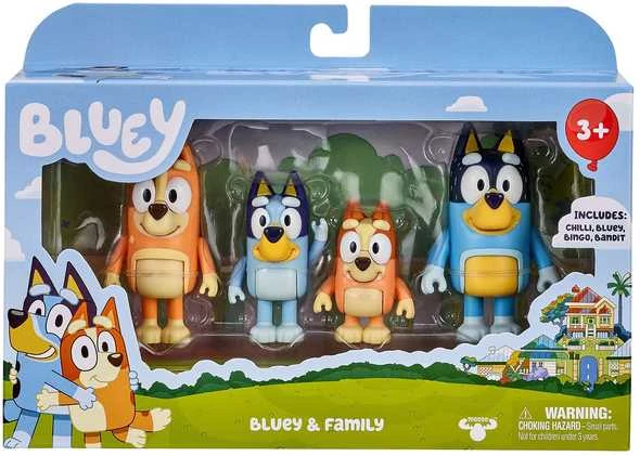 Bluey figūrėlių rinkinys Laikas desertui 4 vnt
