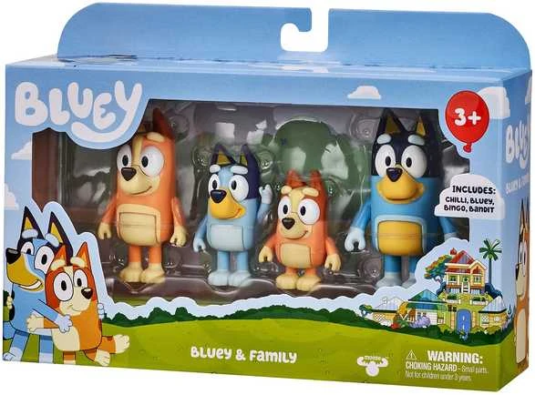 Bluey figūrėlių rinkinys Laikas desertui 4 vnt