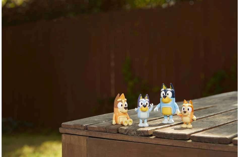 Bluey figūrėlių rinkinys Laikas desertui 4 vnt