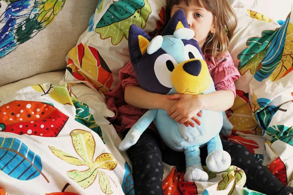 Moose Bluey Mėlynas - 45 cm pliušinis žaislas - Mėlynas (90081)