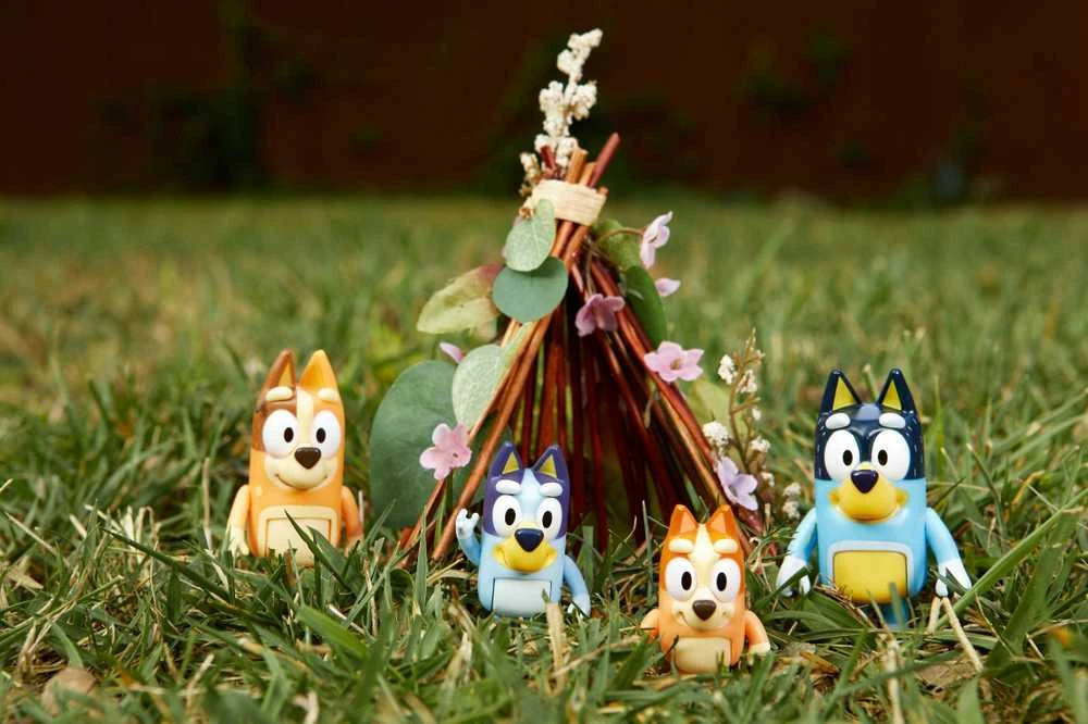 Bluey-perheen hahmot 4 kpl