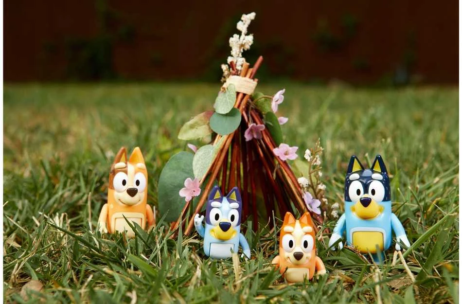 Bluey-perheen hahmot 4 kpl