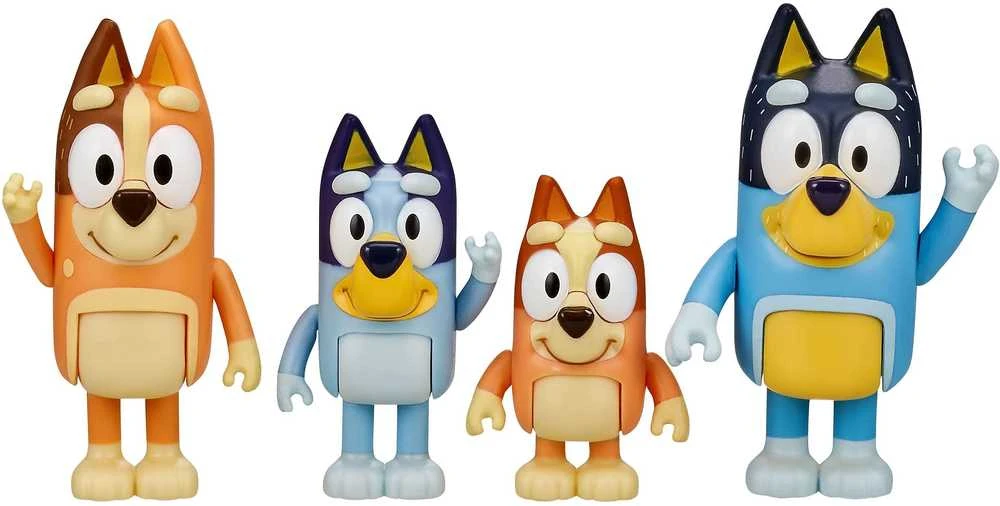 Bluey-perheen hahmot 4 kpl