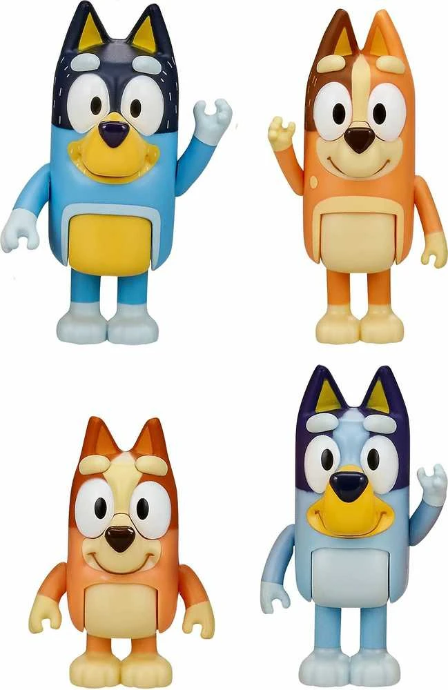 Bluey-perheen hahmot 4 kpl