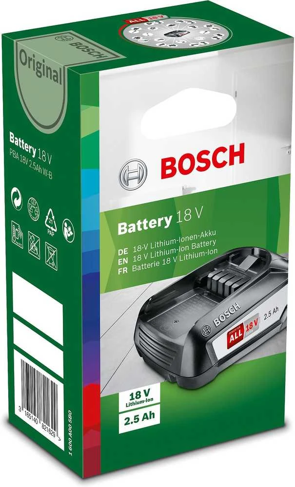 Akumuliatorius Bosch 18 V 2,5 Ah Li