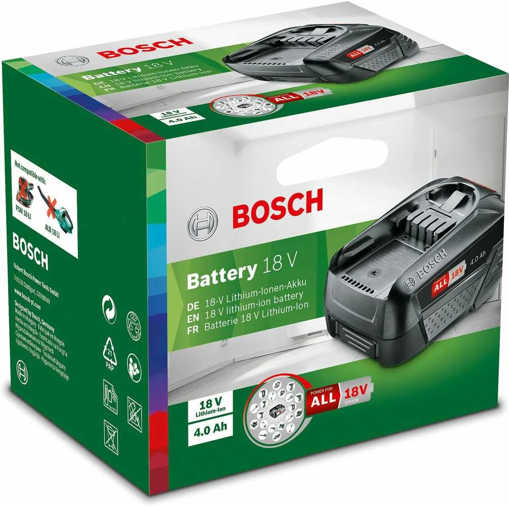 Bosch PBA 18V 4,0Ah Li akum HG