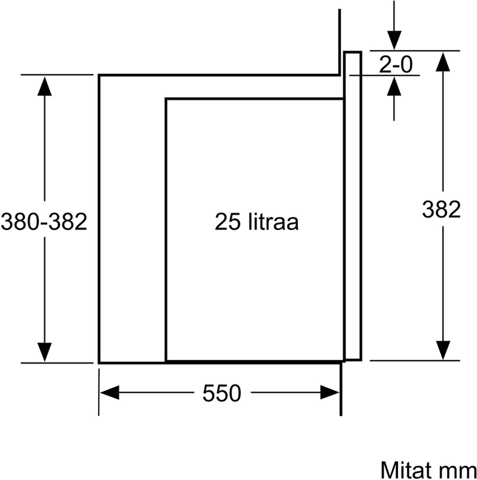 Elektrinė krosnelė Mikrobangų krosnelė Bosch BFL554MW0 (Ekspozicinė prekė)