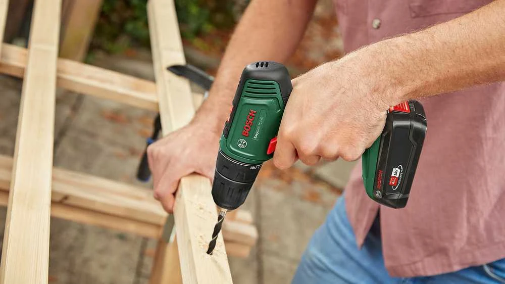 Bosch EasyDrill gręžimo procesas